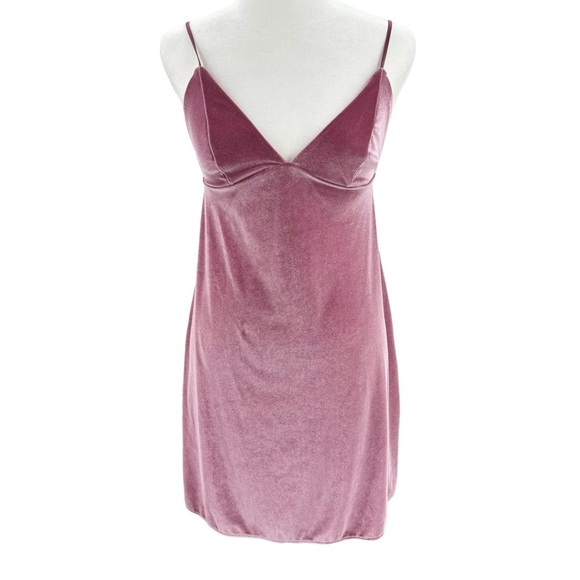 Victoria’s Secret Pink Slip Velvet Velour Dress Size small Valentines Day - Picture 2 of 7